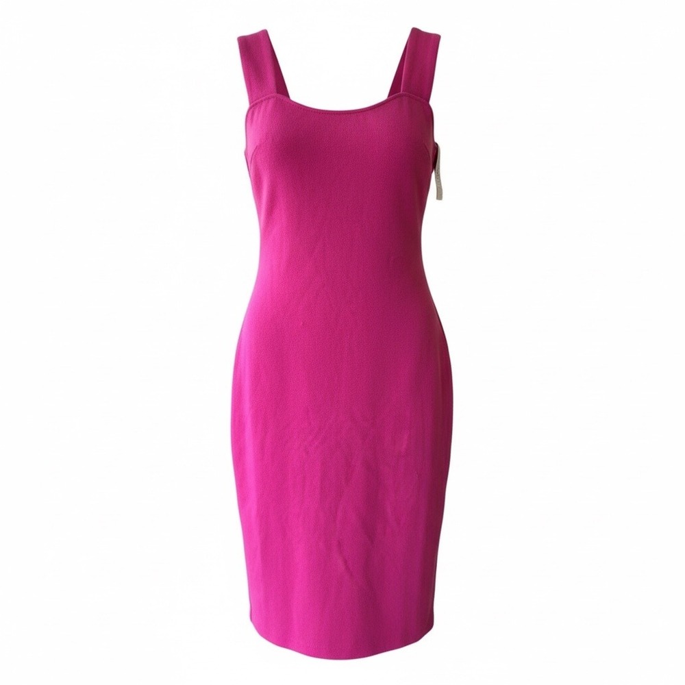Betsey Johnson Fuchsia Knit Sheath Dress | Size 8 | NWT‎